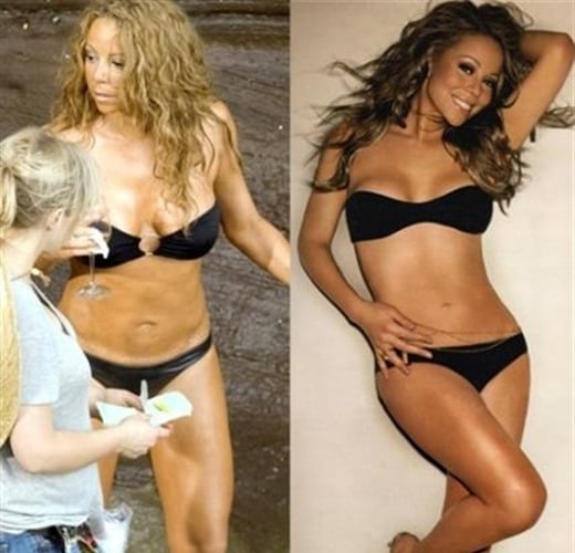 What Celebrities Look Like Before And After Airbrushing