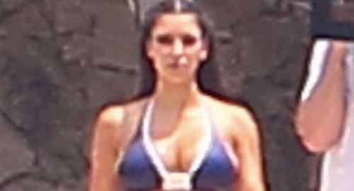 Kim Kardashian bikini