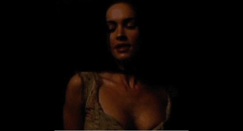Megan Fox breathing