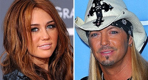 Miley Cyrus Bret Michaels