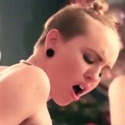 Miley cyrus backstage sex